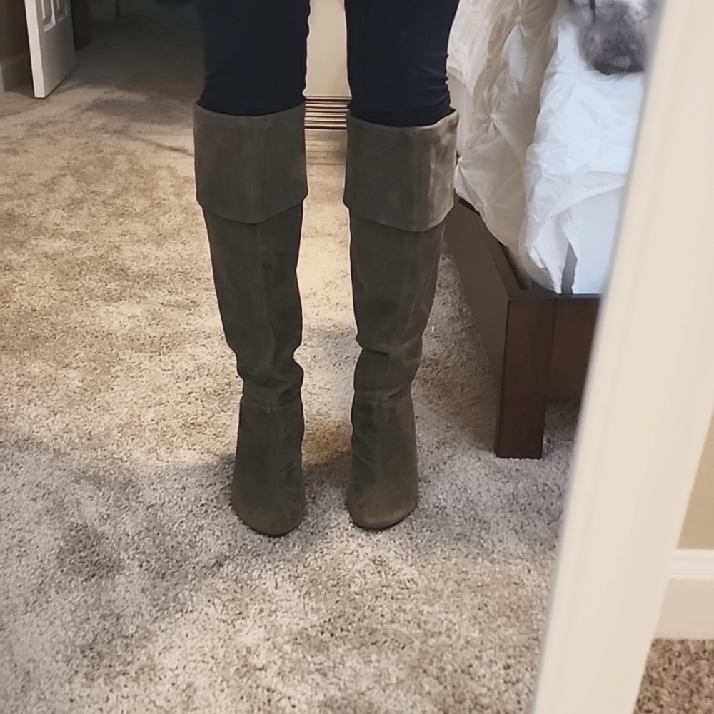 Colin Stuart Suade Boots - image 1